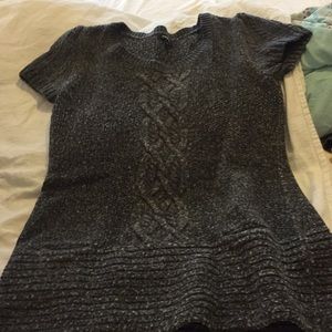 Gray knitted Sweater